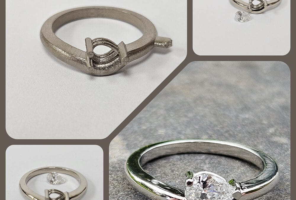 Moderne verlovingsring