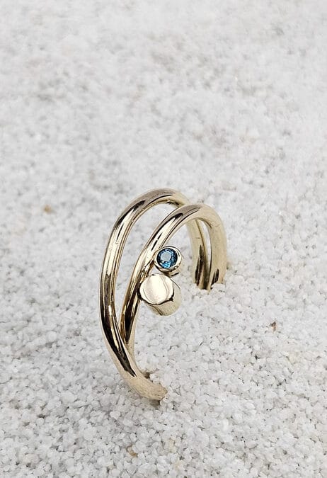 Asring met Londen Blue Topaas